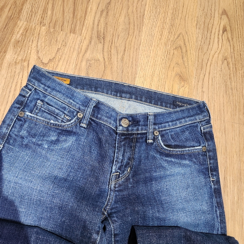 Citizens Of Humanity Women's Blue Flared Jeans, Size 27 - Picture 5 of 10